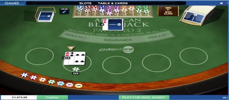 play american blackjack free online